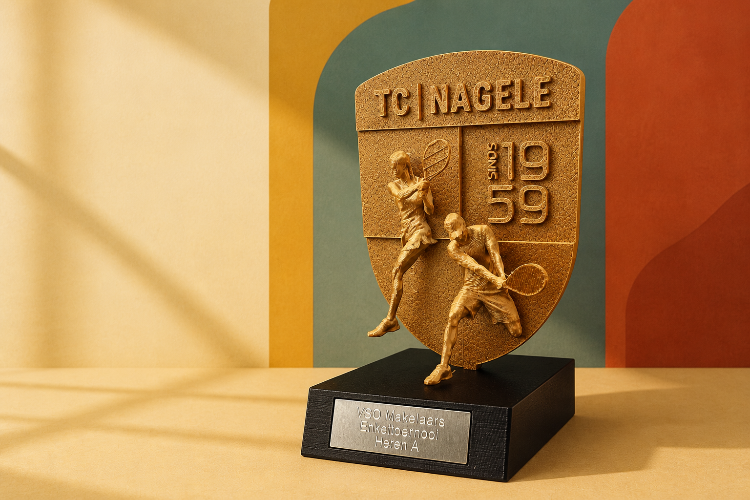 3D-geprinte tennis sportprijs